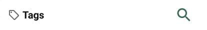 The gif a the search functionality being activated in the tag section, but without the 'Apply Previous' button.