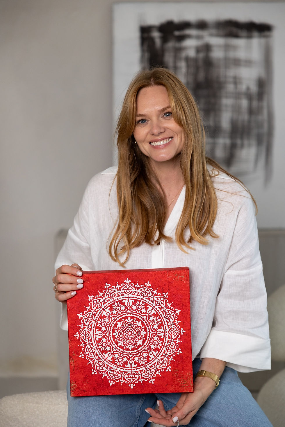 Thumbnail: Šilkinis rubinas: raudonoji mandala