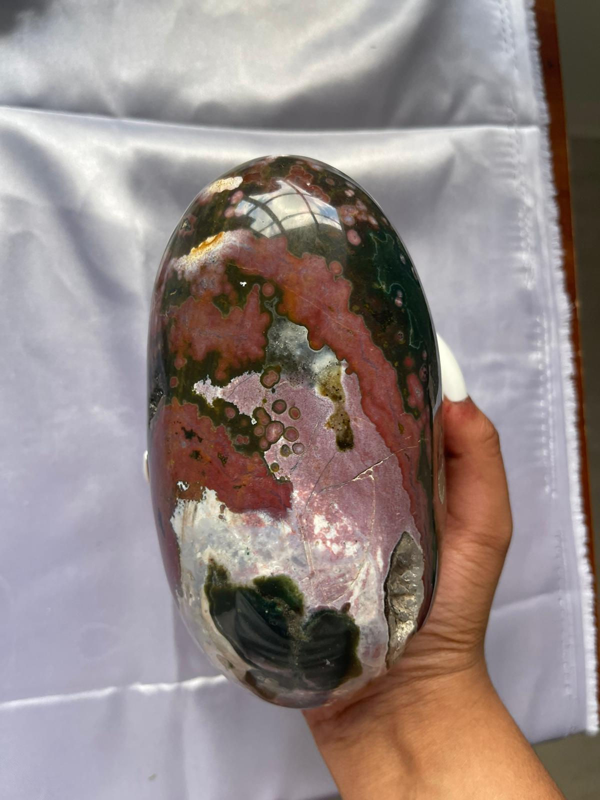 Statement Orbicular Jasper Freeform