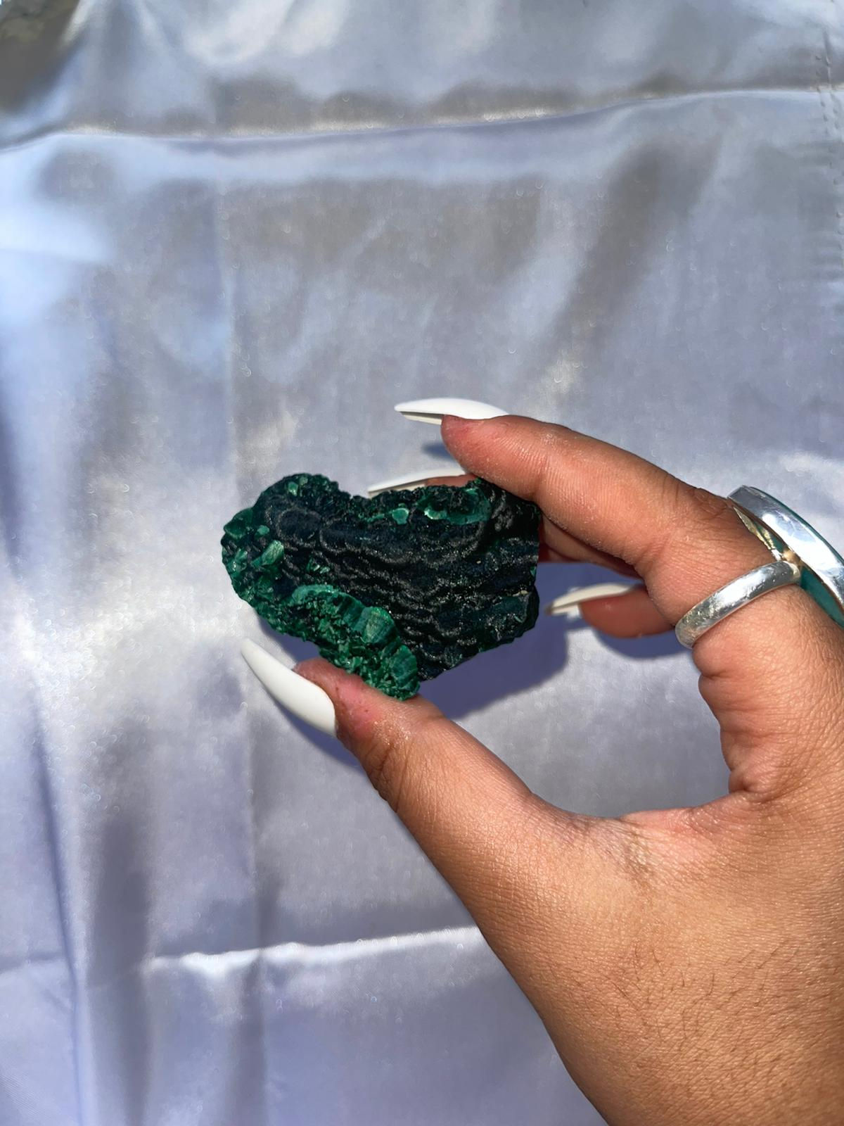 HQ Raw Bubbly Malachite