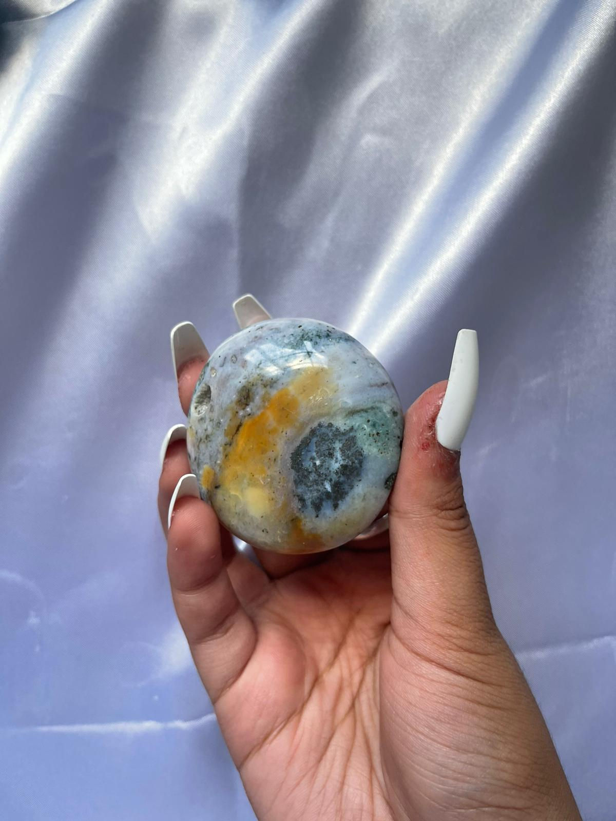 Ocean Jasper Palm Stone