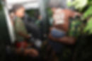 In safe hands: a soldier carries one of the youngest freed captives to safety on the night of the July 10 release. Photo: Defense Headquarters.