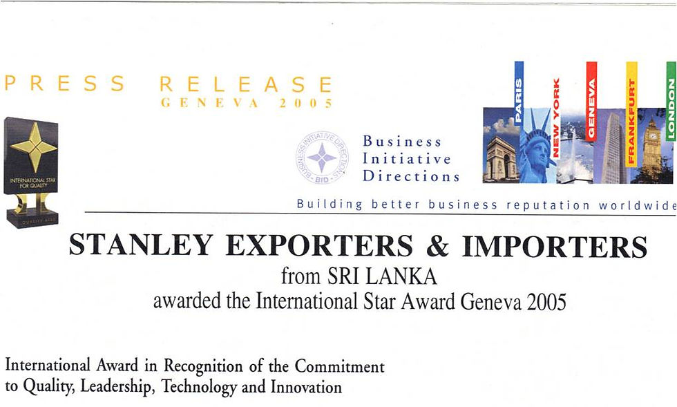 International Star Award 2005 Geneva