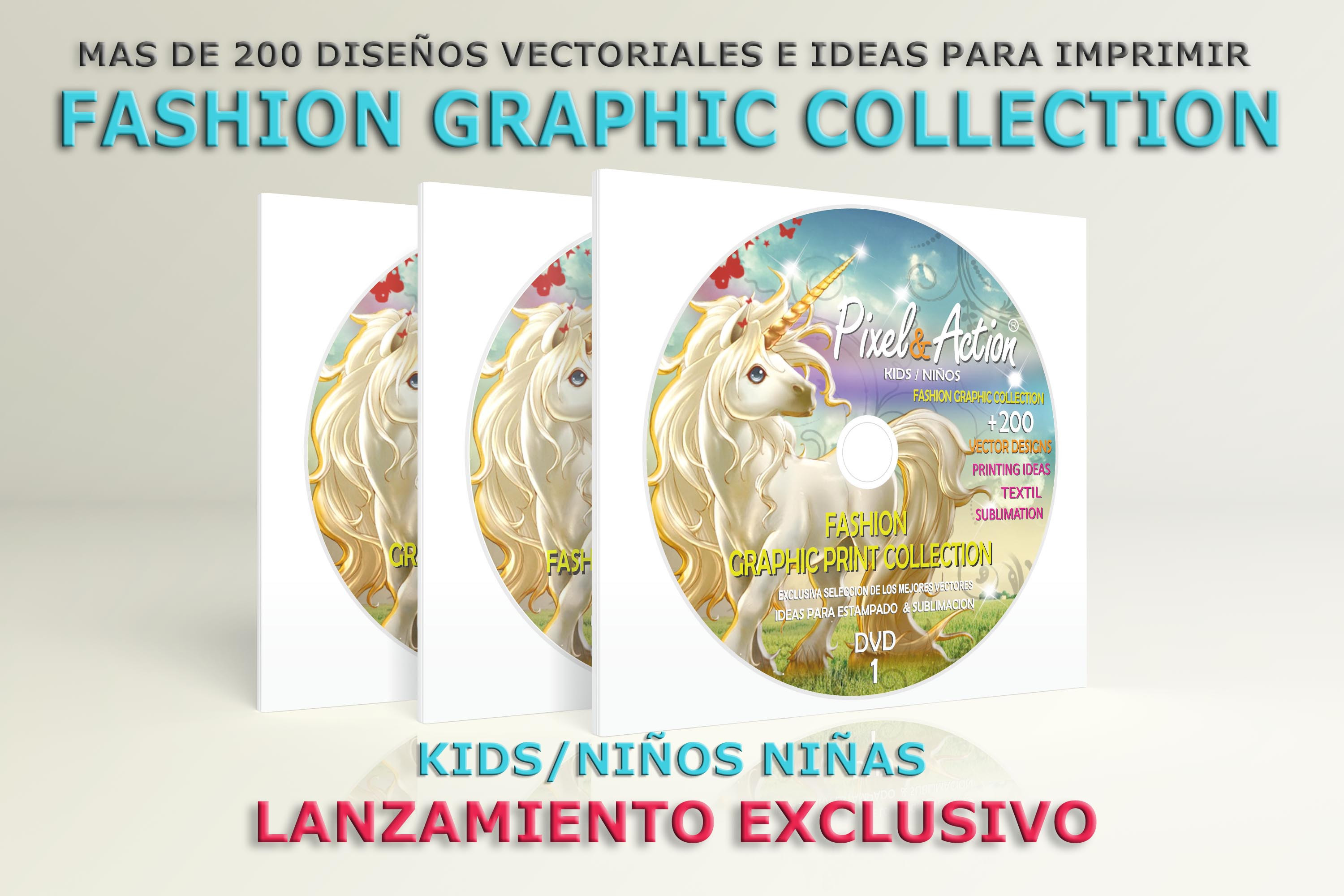 FASHION GRAPHIC PRINT COLLECTION KIDS - NIÑOS - DVD 1