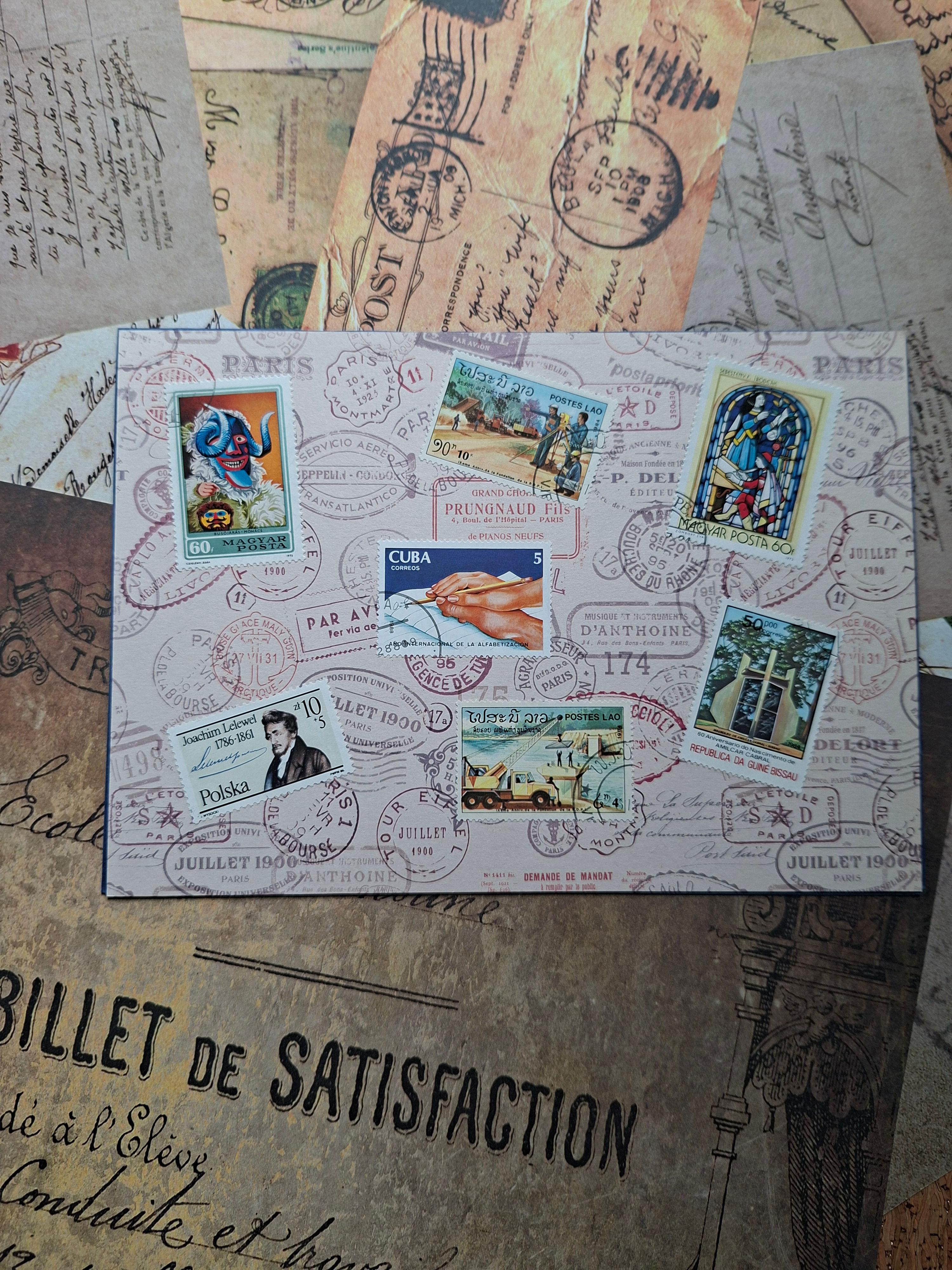 Carte de vœux artisanale