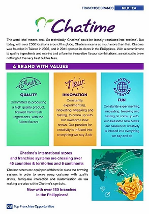Chatime MilkTea Brand Values