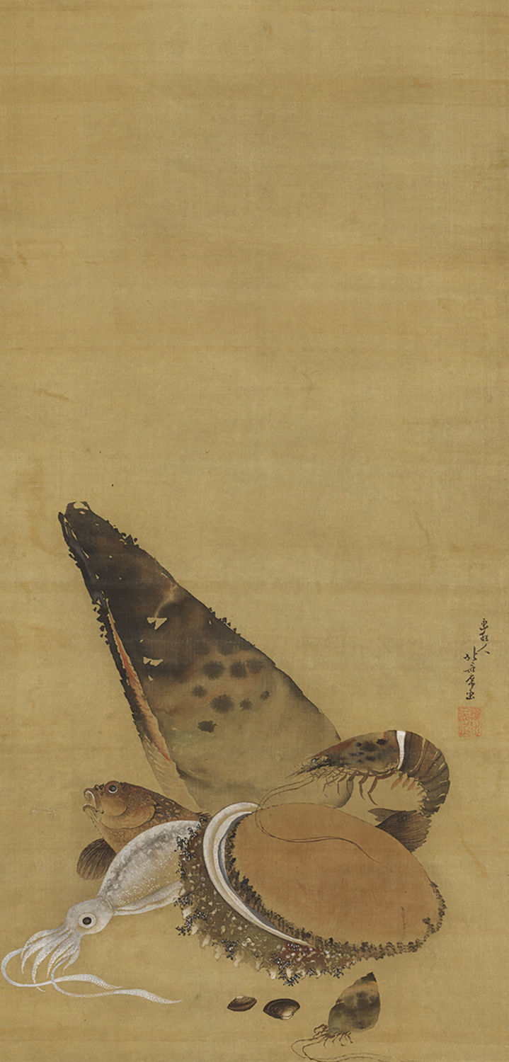 Katsushika Hokusai, Fish and Shellfish, The Sumida Hokusai Museum (1st term)