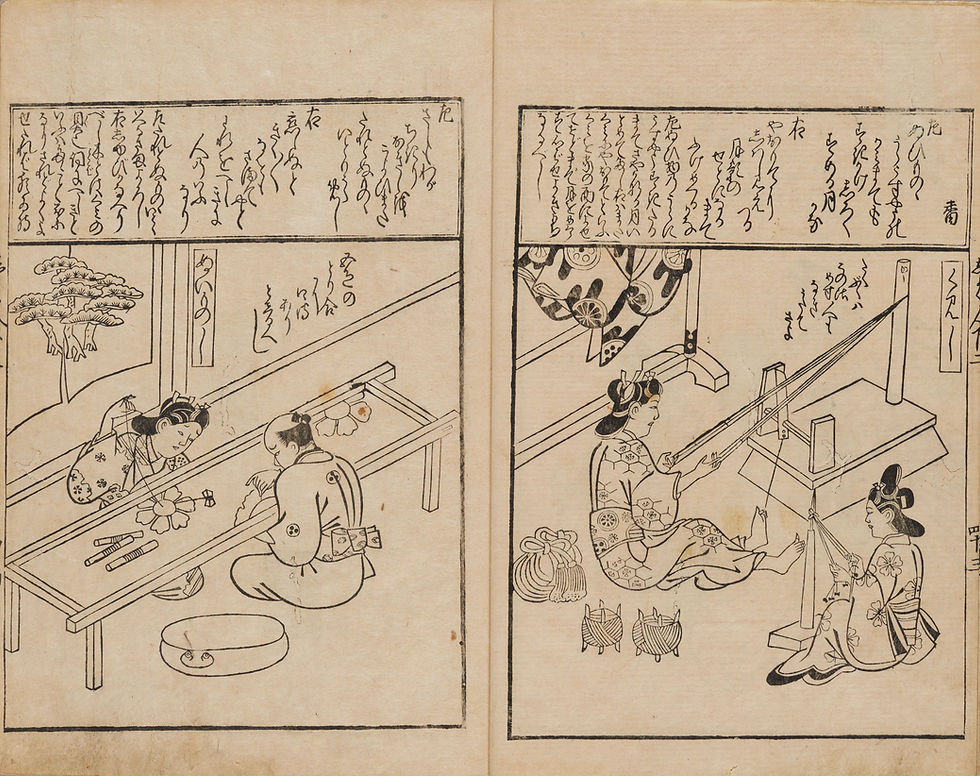 Wakoku Shoshoku Ezukushi by Hishikawa Moronobu Seikado Foundation