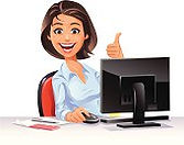 computer picture of signup