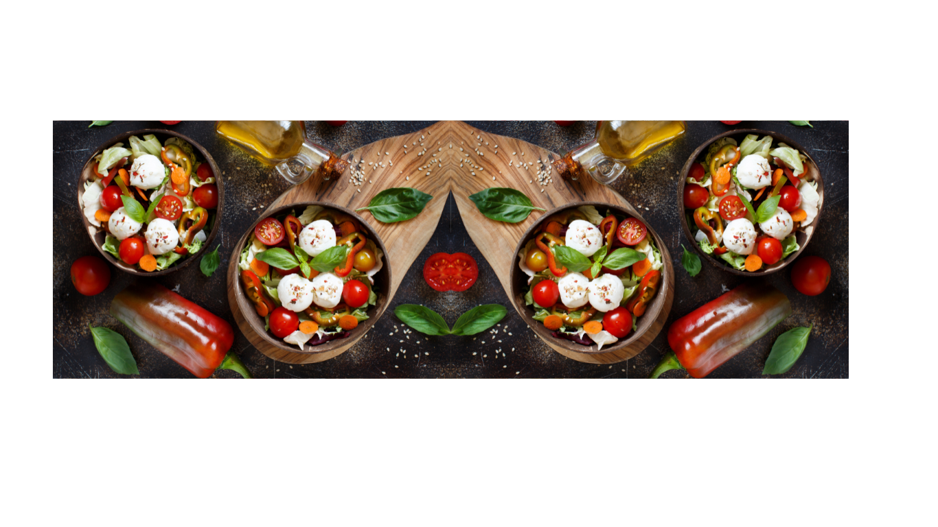 Arranged Food and Objects