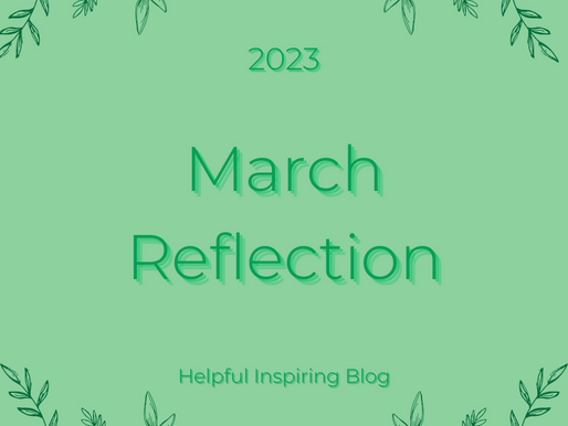 March Reflection 2023