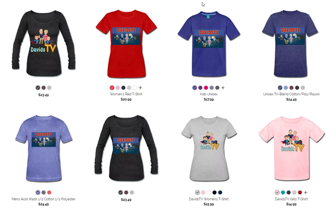 DavidsTV Merchandise