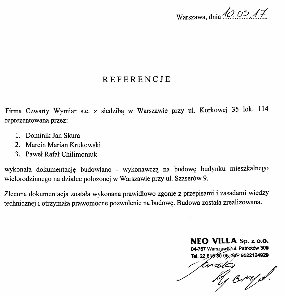 _ referencje Neo Villa
