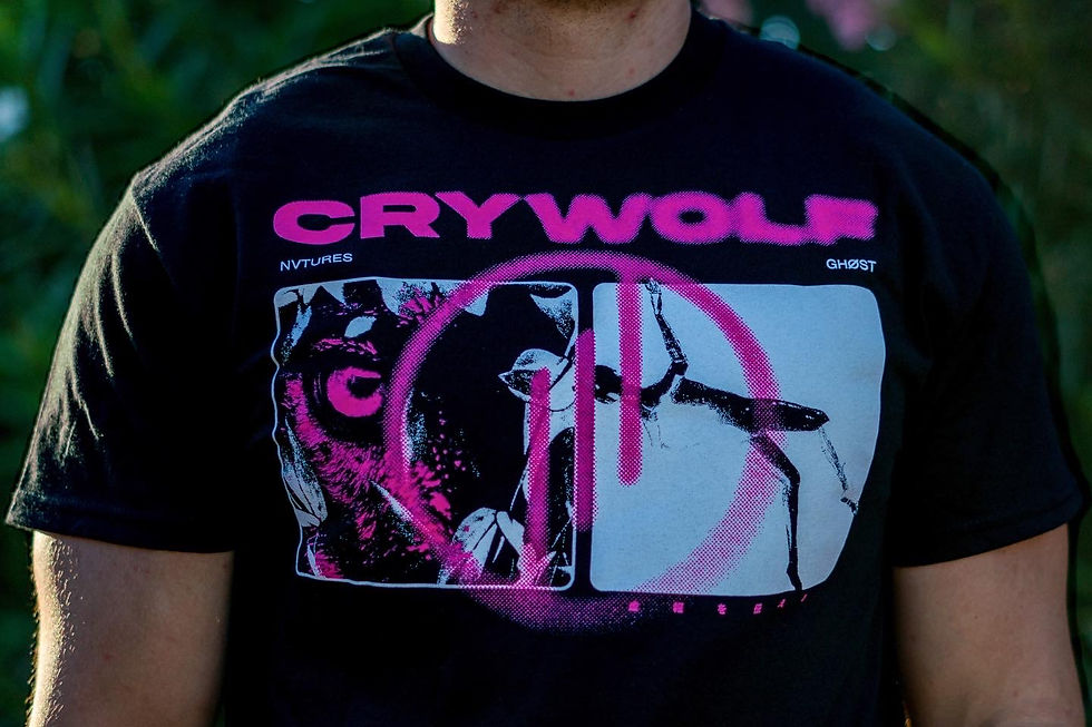 Thumbnail: "CRY WOLF" OFFICIAL T-SHIRT