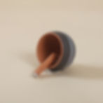 Vanchai Handmade Terracotta Black Stripe Hanging Bell Ring