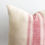 Thumbnail: Striped Red Handspun Handwoven Cotton Cushion