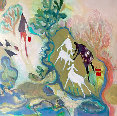 Astrig Akseralian_ 'Lets Not Rush the Day'_ Acrylic on wood panel.JPG