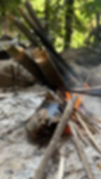 bamboo bonfire boil water