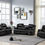 Thumbnail: Carter Black - 3PC Reclining Set