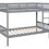 Thumbnail: BB13 Twin/Twin Bunk Bed Gray