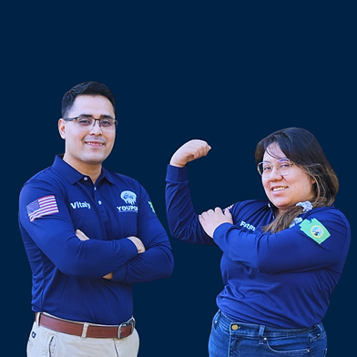 Fatima & Vitaly Owners of YOUPOINT Removal & Hauling Services LLC - Thank You for Choosing