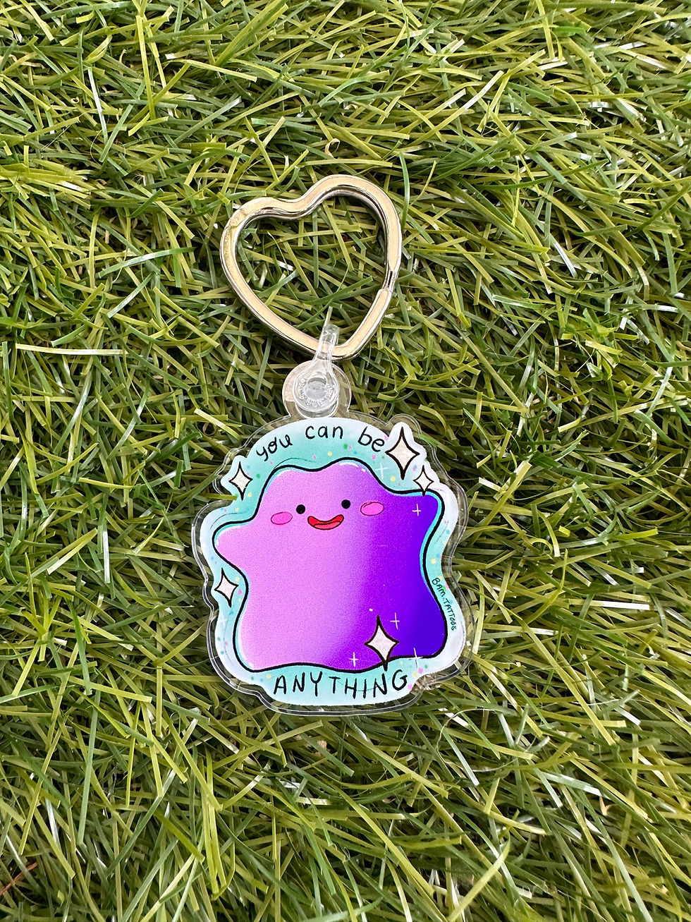 Blobby Boy Keychain