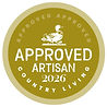 Country Living Approved Artisan 2026 accreditation badge