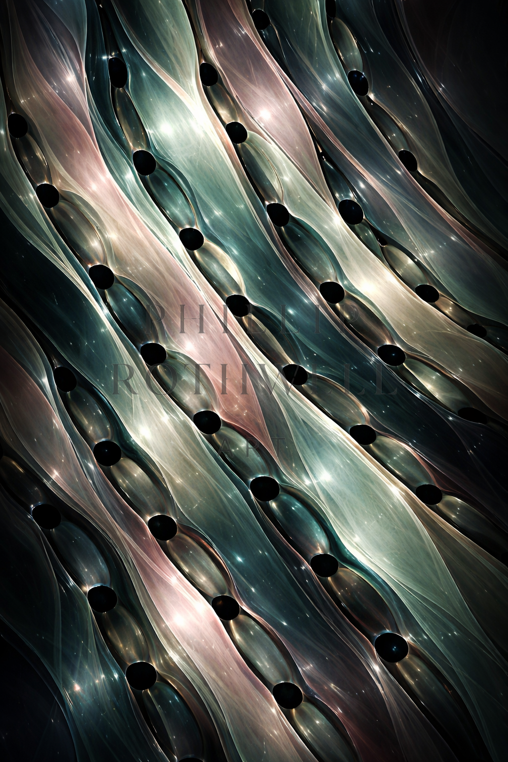 Celadon Drift - Celadon Abstract Wall Art - Fine Art Print