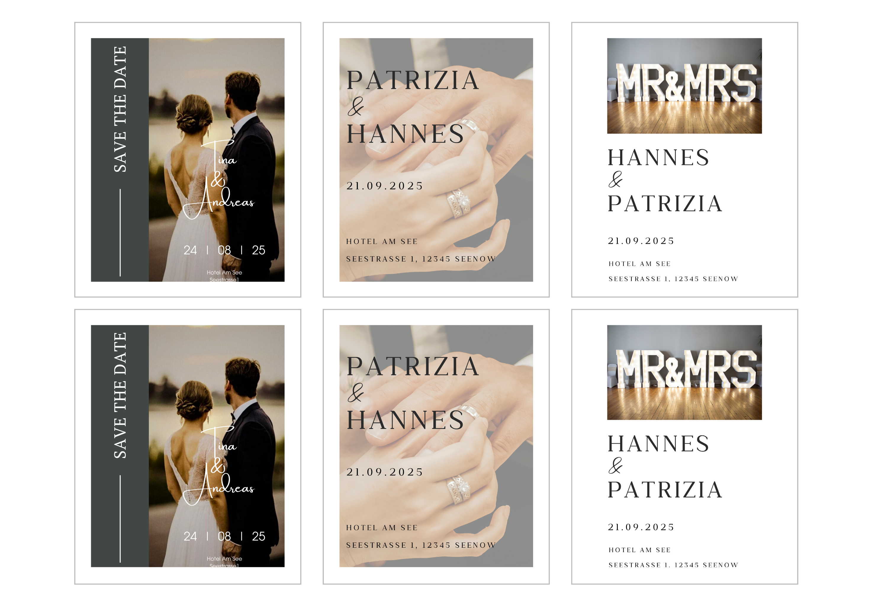 Magnet Hochzeit 'Save the Date'