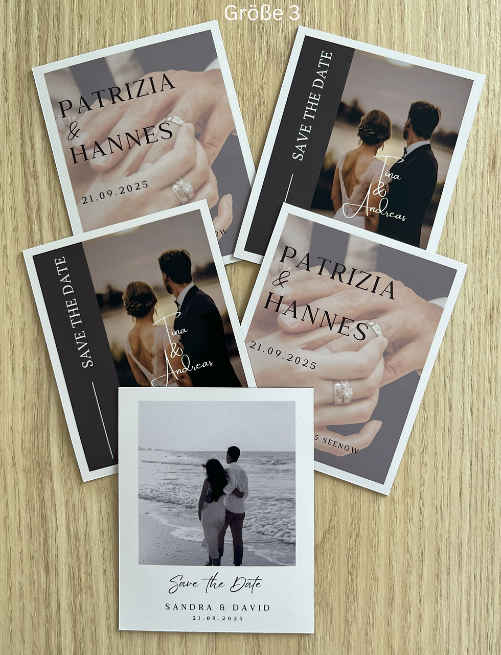 Miniaturbild: Magnet Hochzeit 'Save the Date'
