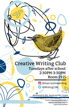 Creative Writing Club poster