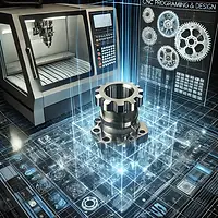 DALL·E 2025-01-16 16.48.57 - A visually striking representation of CNC Programming & Desig