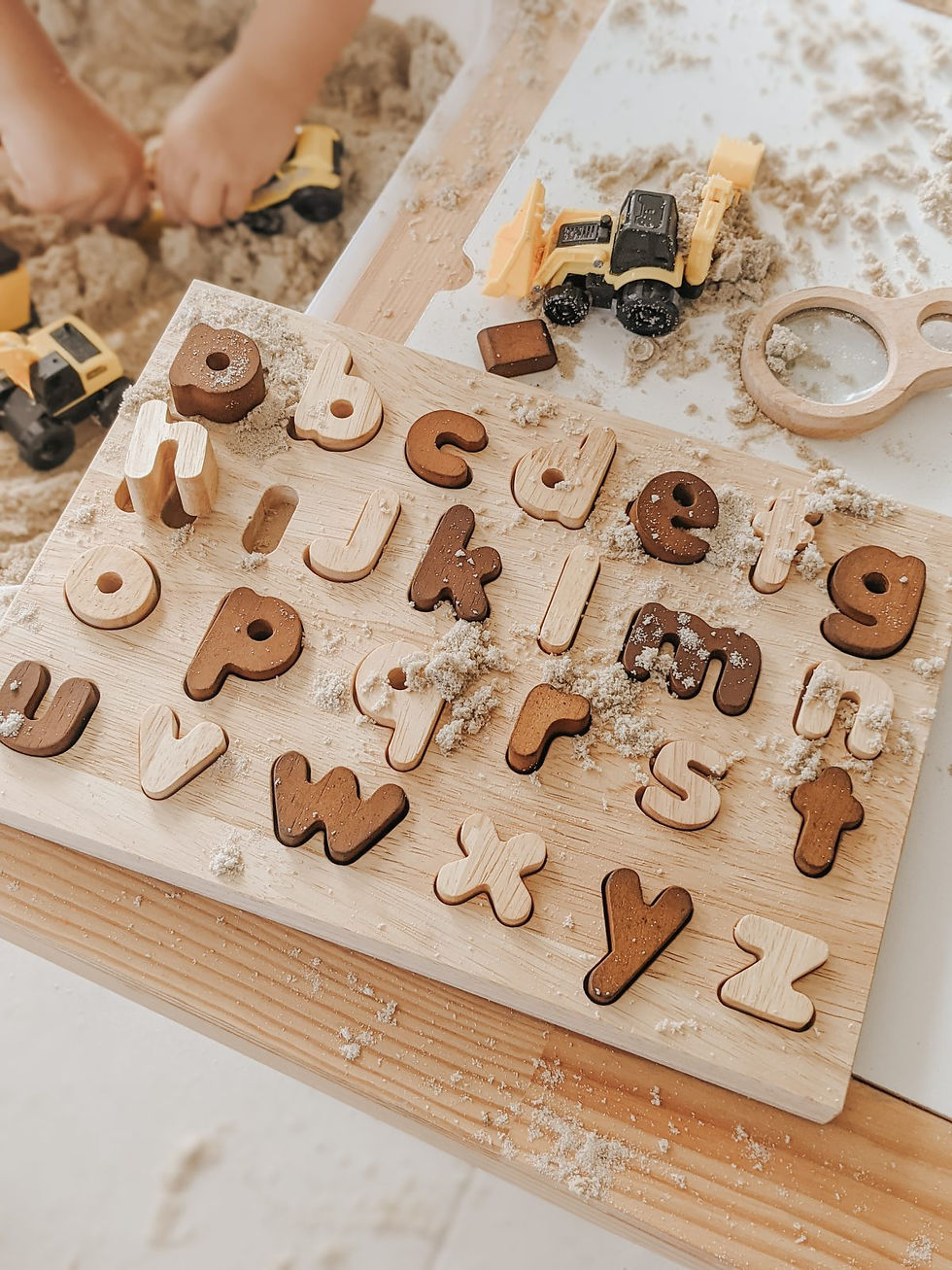 Thumbnail: Natural lower case letter puzzle