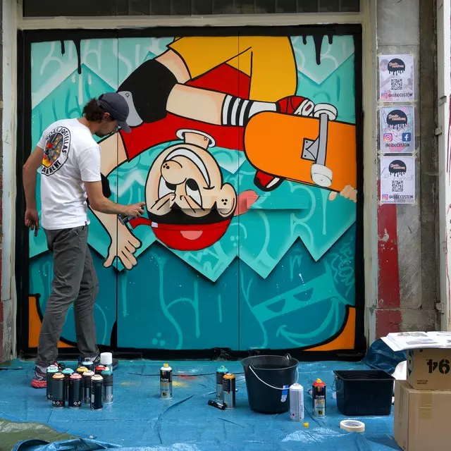 Fresque Murale en France - Artiste Français Ludocustom