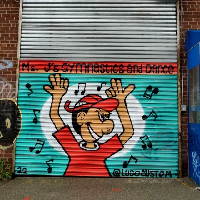 Fresque Murale à New York - Artiste Français Ludocustom