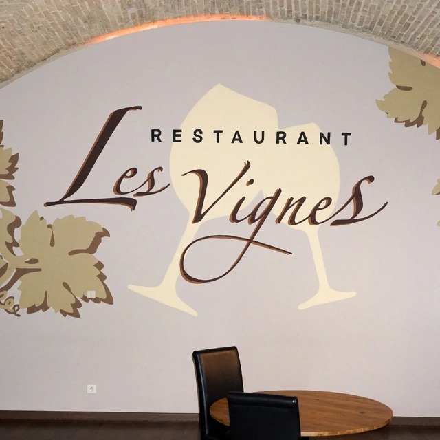 Fresque Murale Restaurant - Les Vignes, Montpellier