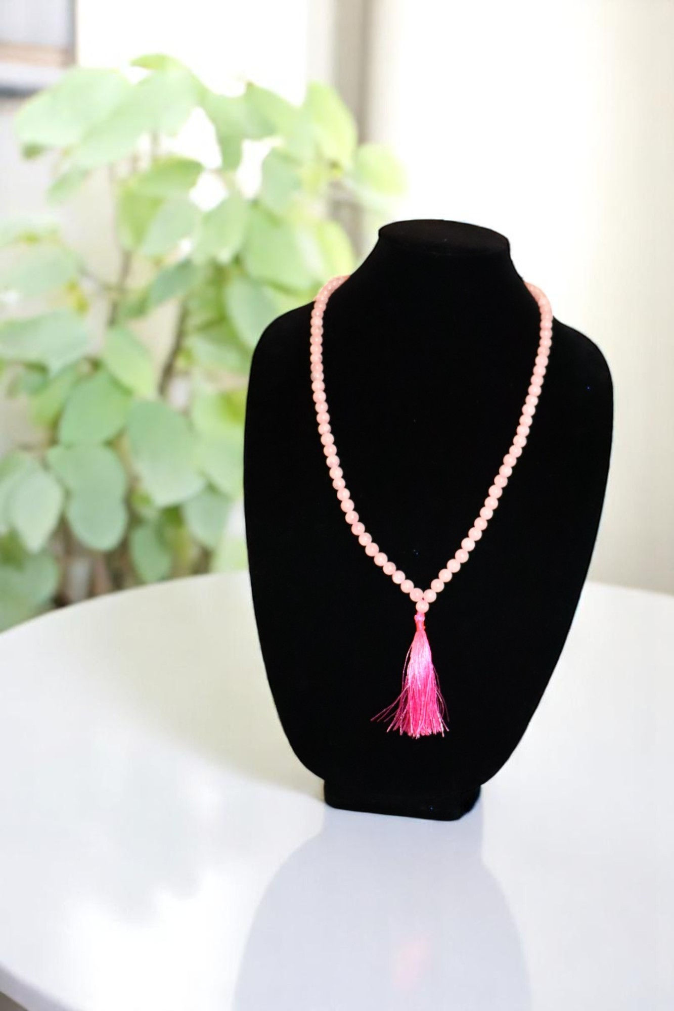 rose quartz mala