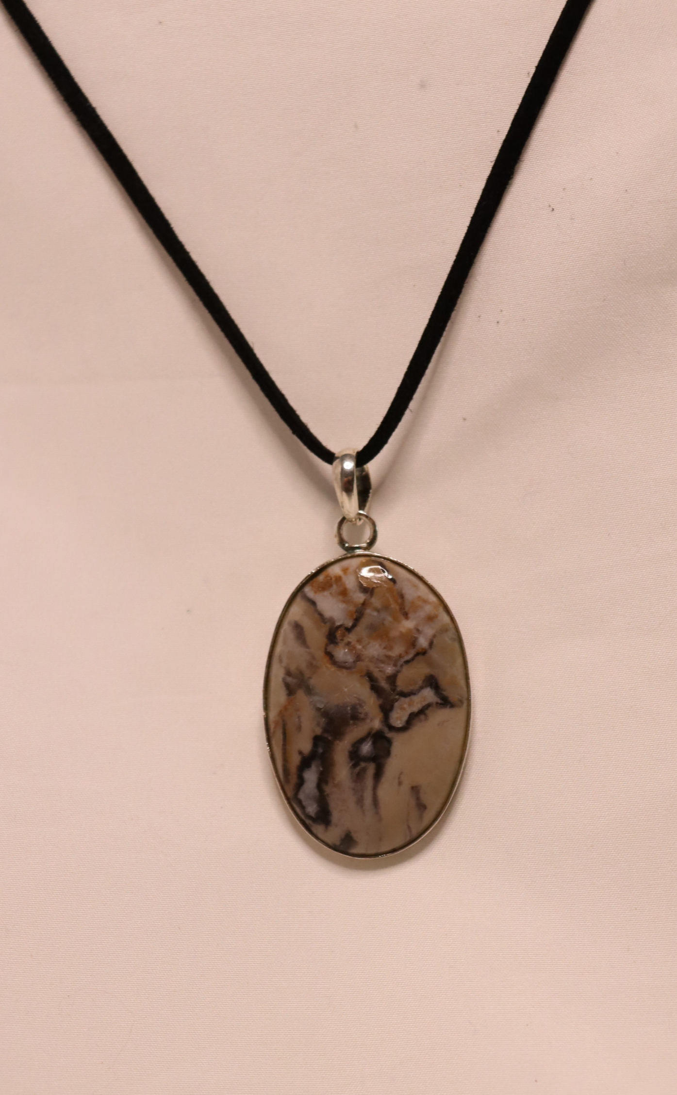 Jasper Oval Pendant