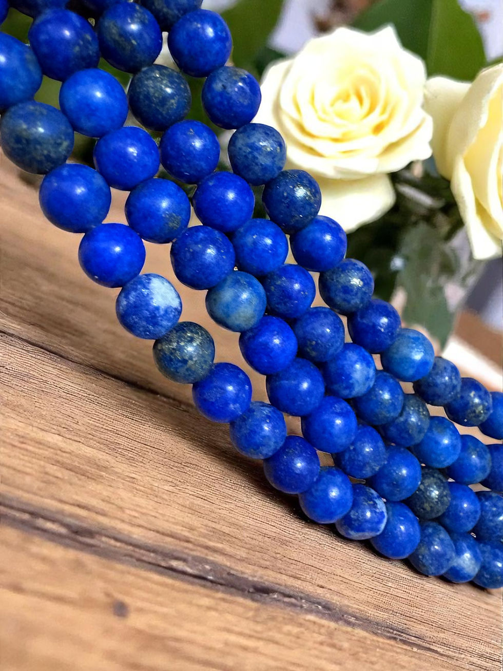 lapis lazuli four string necklace
