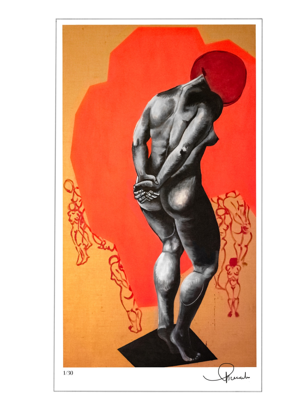 Miniatura: UNFRAMED Original Print from the First Collection 20"x24"