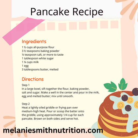 Pancake recipe