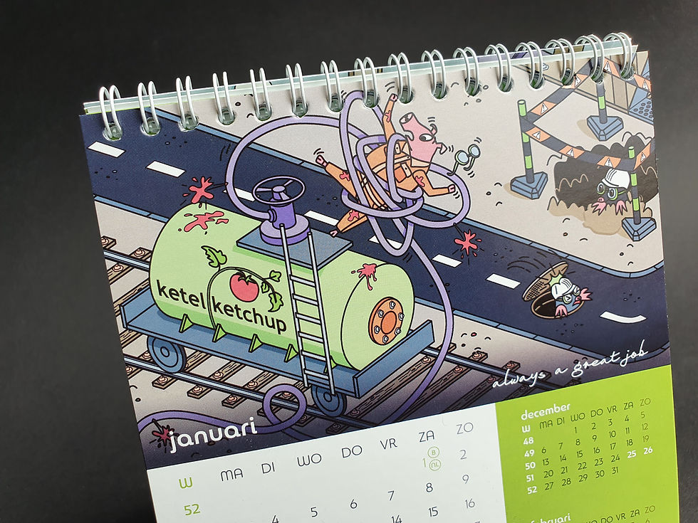 Netwerk deskkalender januari