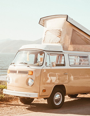Vintage Beige Camper