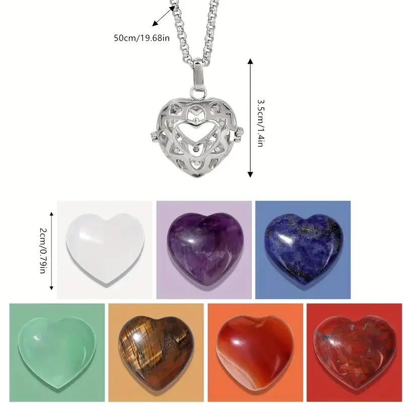 Thumbnail: 7 Stone Necklace Set