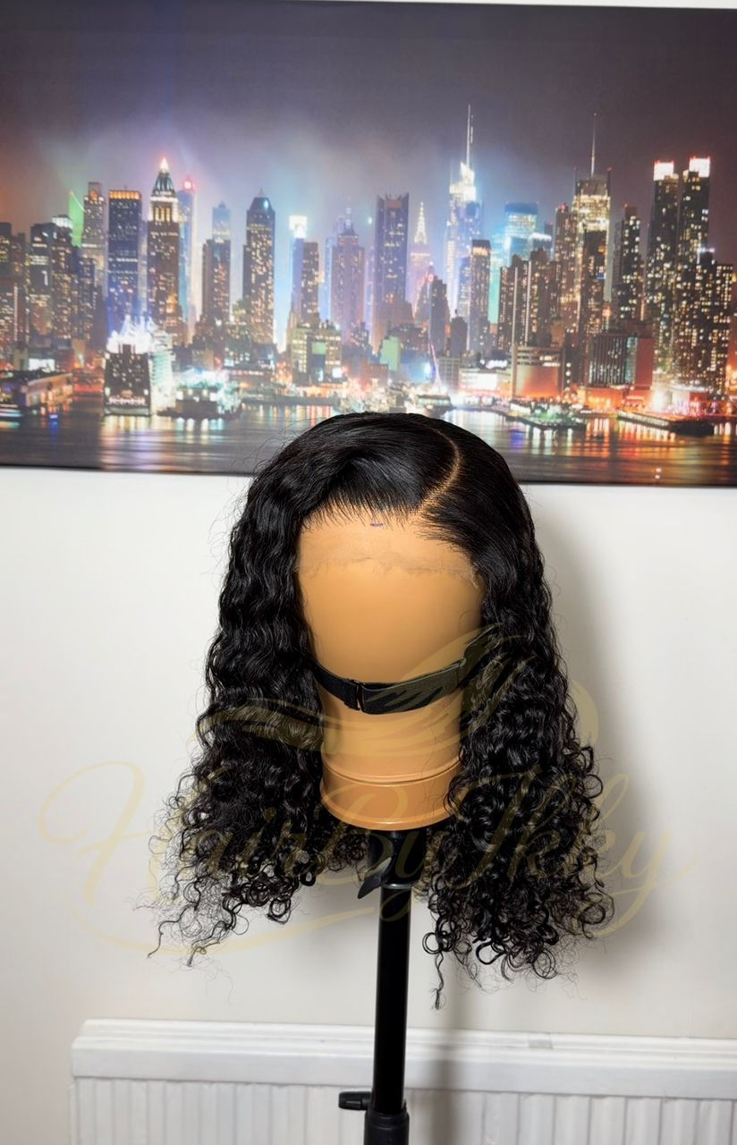 Wig Tola  Indian wave 16” 200gram with 5*5 hd closure