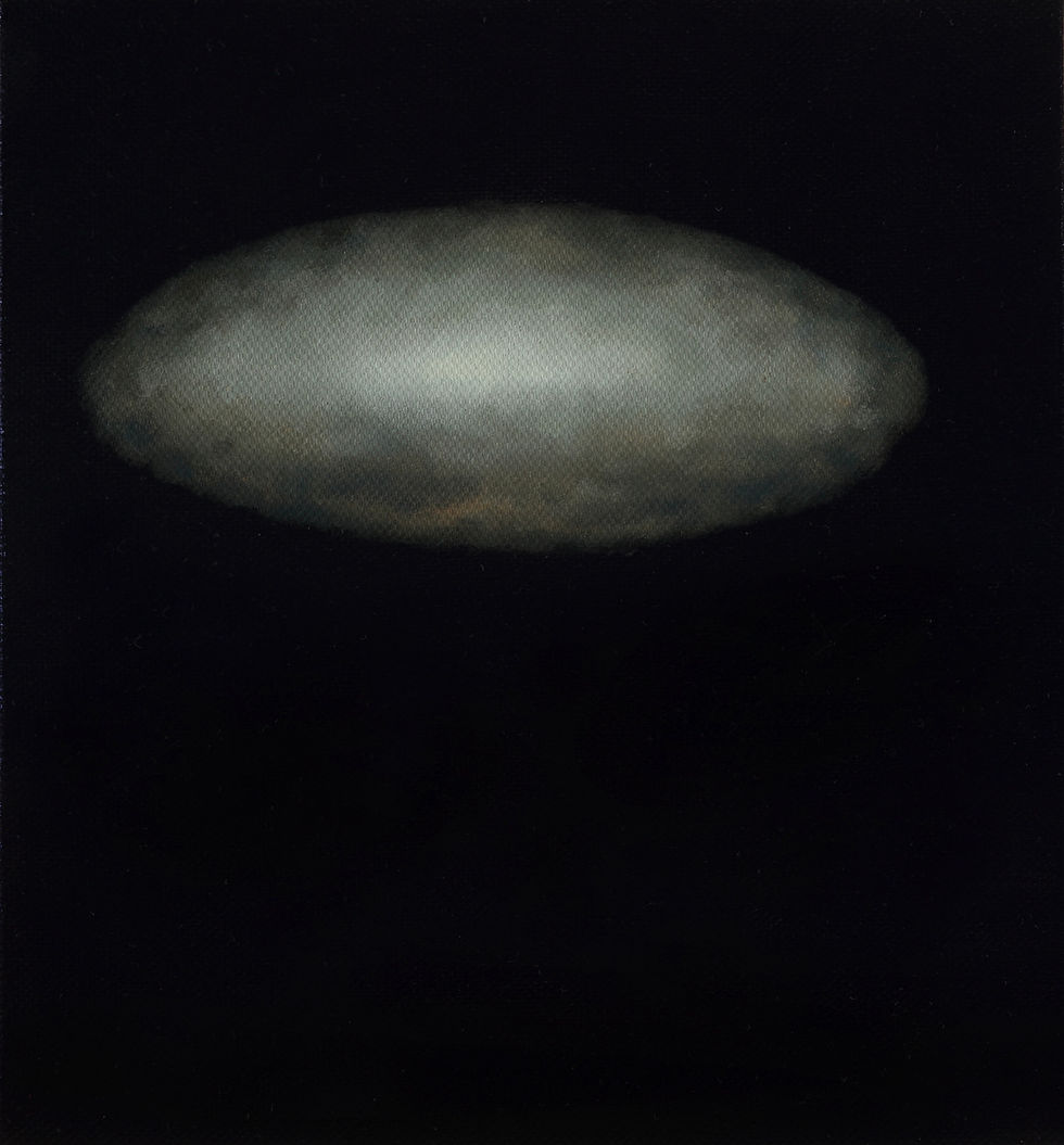 E oltre_, 2021 olio su tela di lino