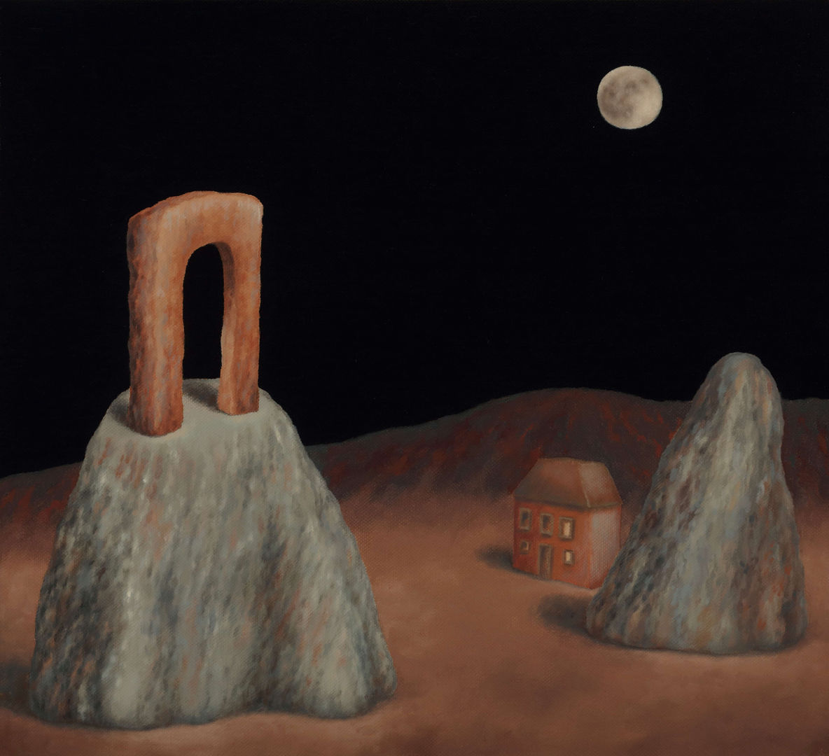 Laura Villani. Tra memoria e destino, 2021. olio su tela, cm 42 x 46.jpg