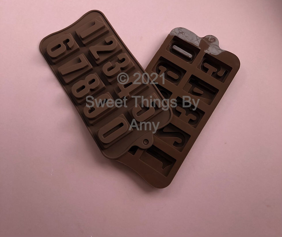 Number Silicone Mould