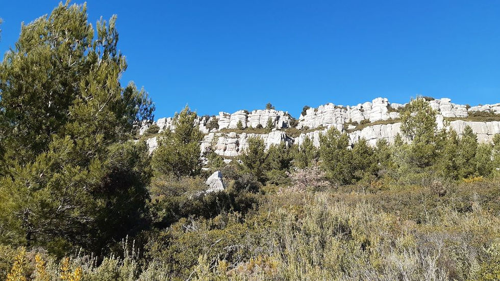 Cengle par le pas de la Lèbre (Beaurecueil)