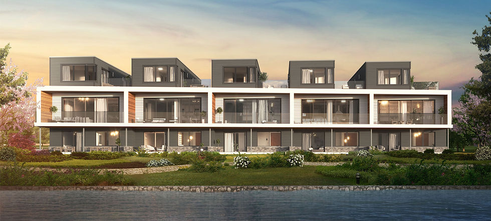 Spigot Guardrail - Luxury Townhouses